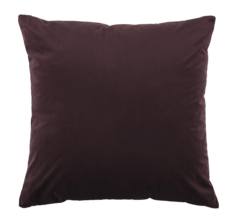 Vivid Coordinates European Pillowcase Velvet Plum