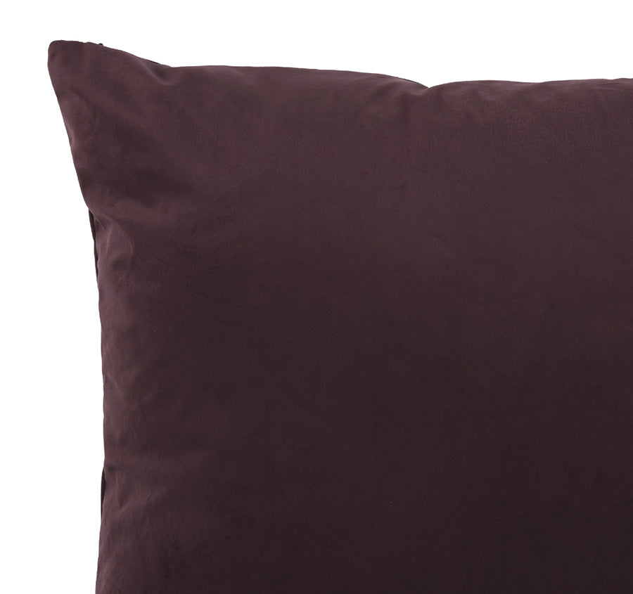 Vivid Coordinates European Pillowcase Velvet Plum