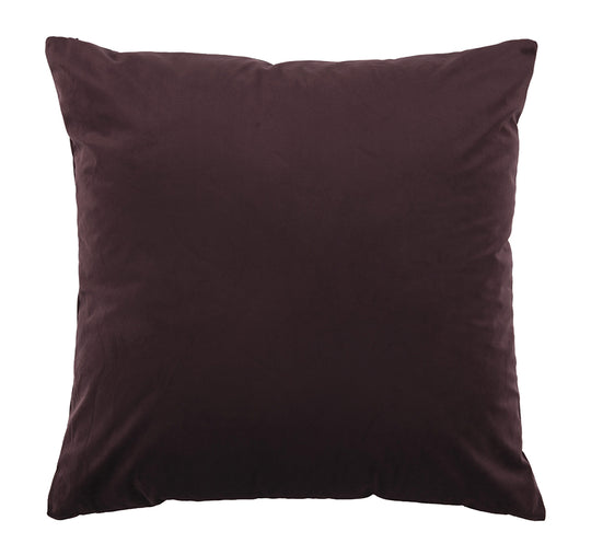 Vivid Coordinates Velvet European Pillowcase Plum