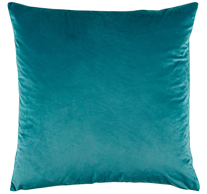 Vivid Coordinates Velvet European Pillowcase Teal