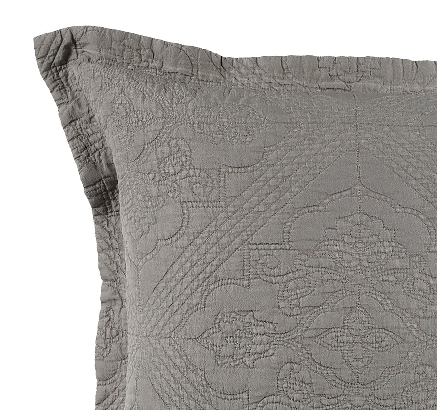 Zaria European Pillowcase Taupe