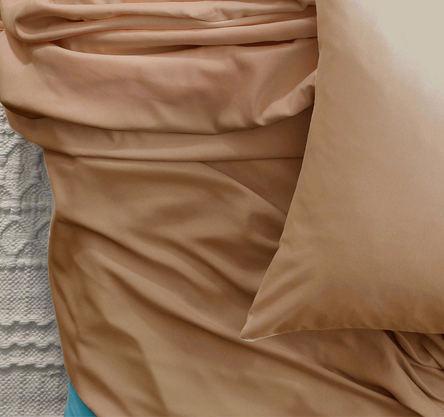 Vintage Washed Soft Microfibre Sheet Set Range Cedar