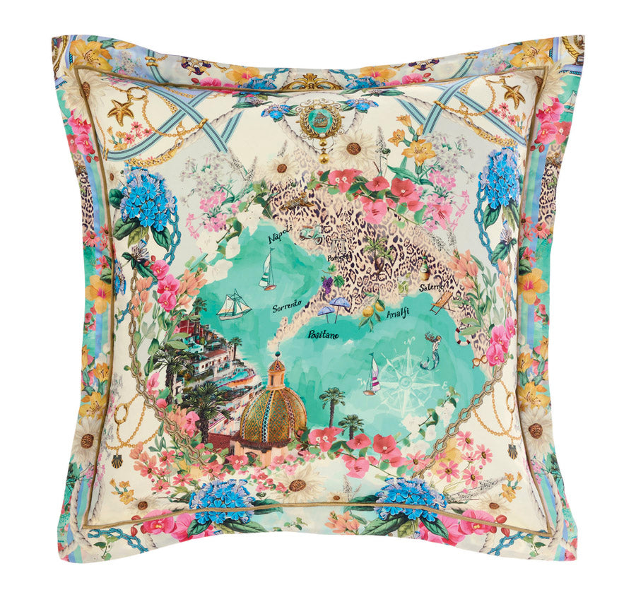 Caterina European Pillowcase Spritz Yellow