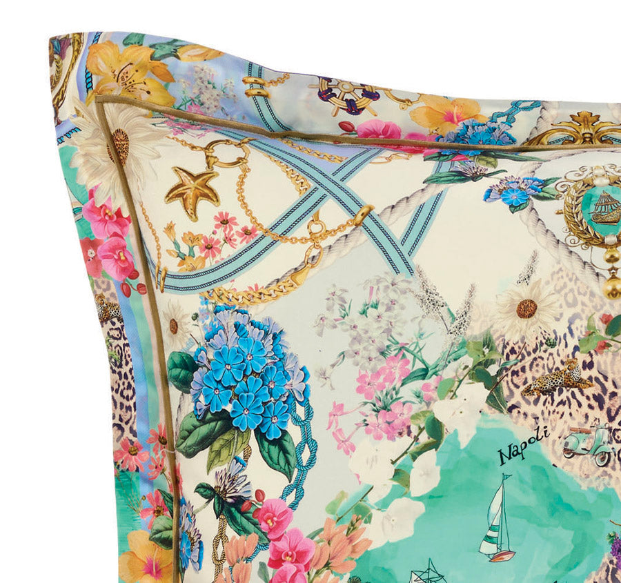 Caterina European Pillowcase Spritz Yellow