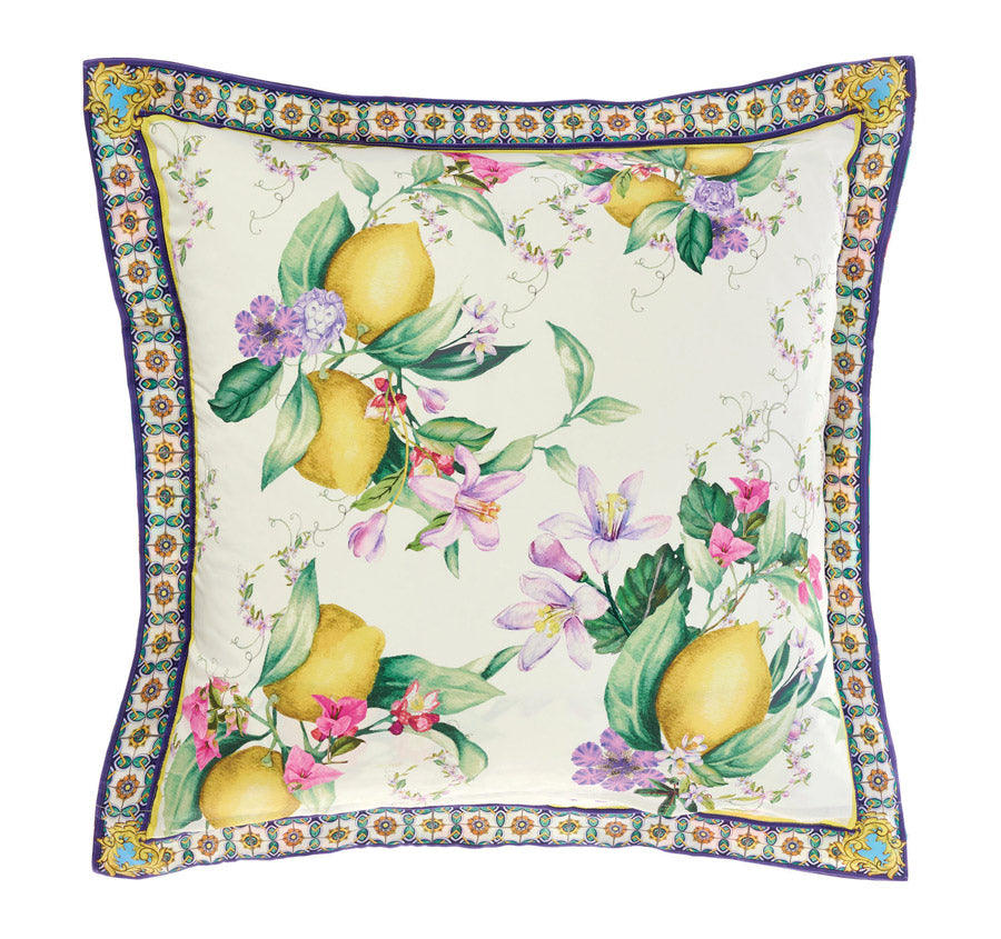 Caterina European Pillowcase Spritz Yellow