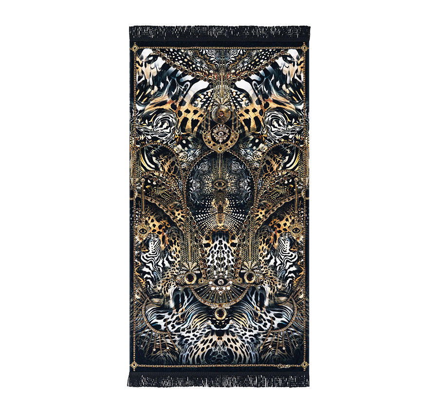 Feline Folklore 95x175cm Beach Towel