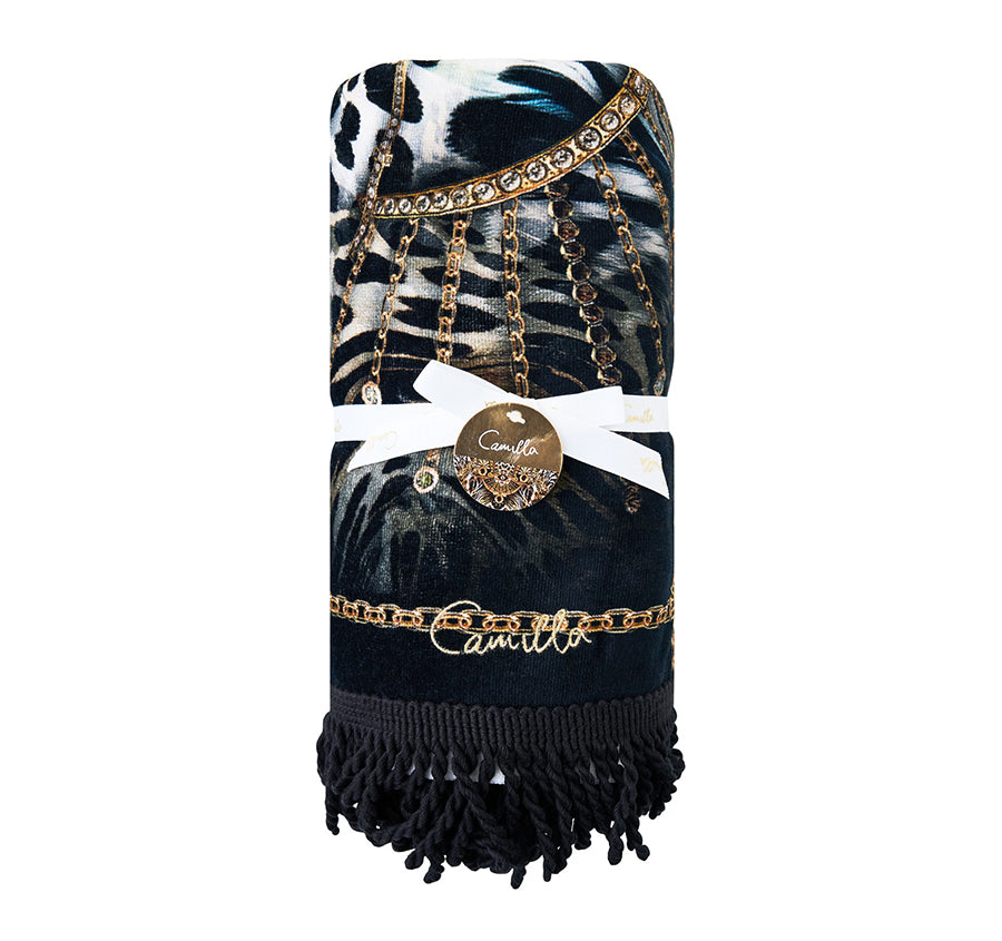 Feline Folklore 95x175cm Beach Towel