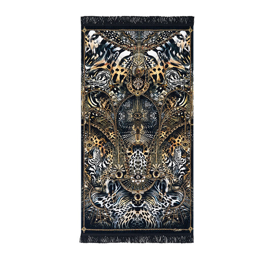 Feline Folklore 95x175cm Beach Towel