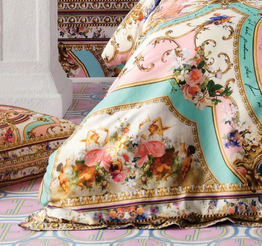 Letters From The Pink Room Quilt Cover Set Range Pink