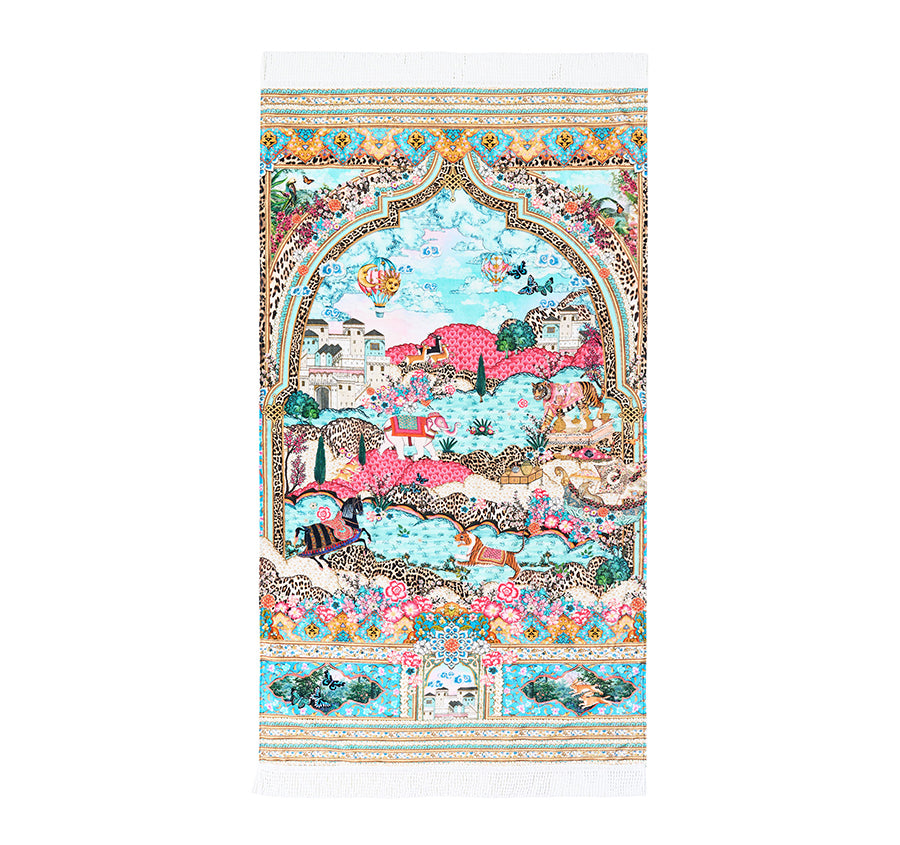 Minature Moments 95x175cm Beach Towel
