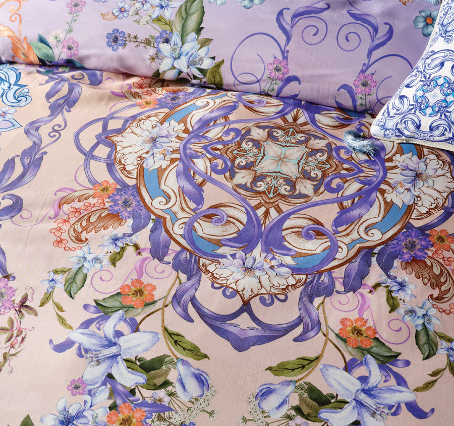 Paint Me Positano Quilt Cover Set Range Blue