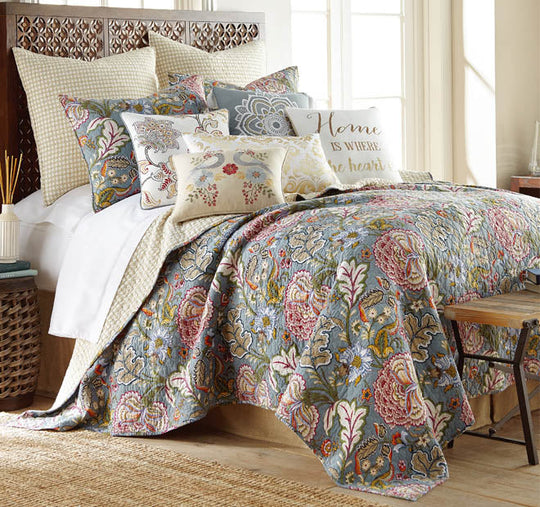 Angelina Coverlet Set Range Multi