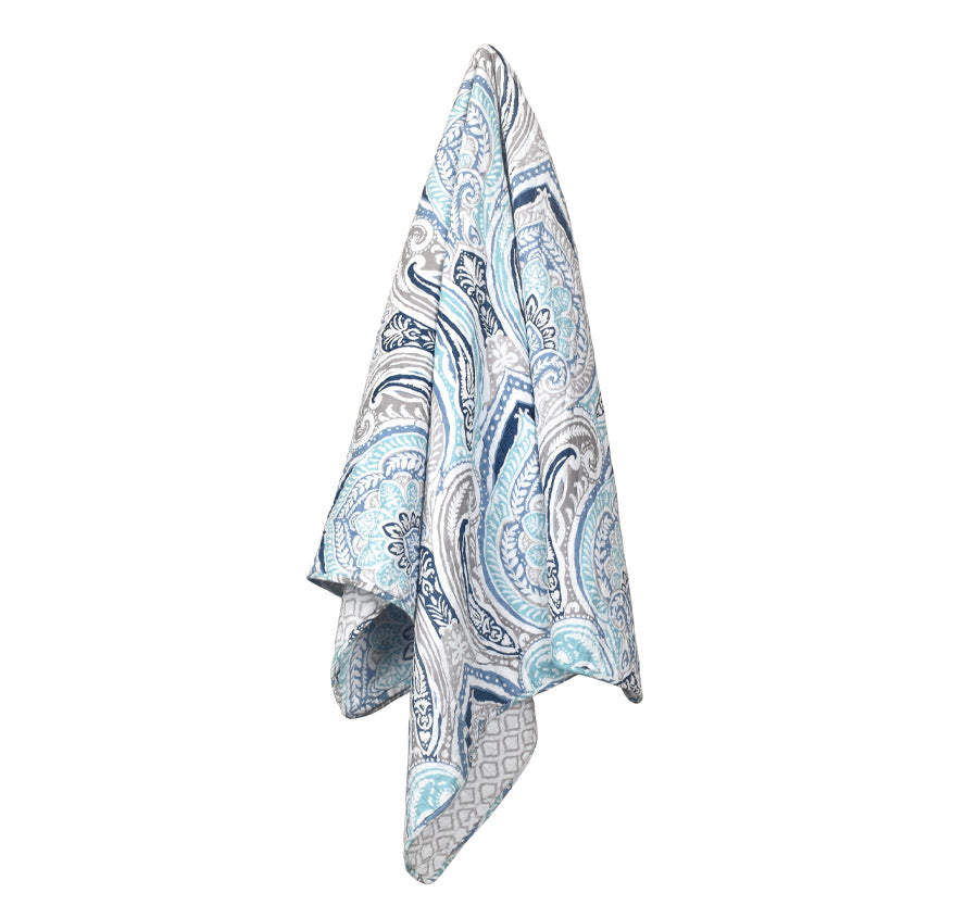Blue Reflections 135x155cm Throw Rug
