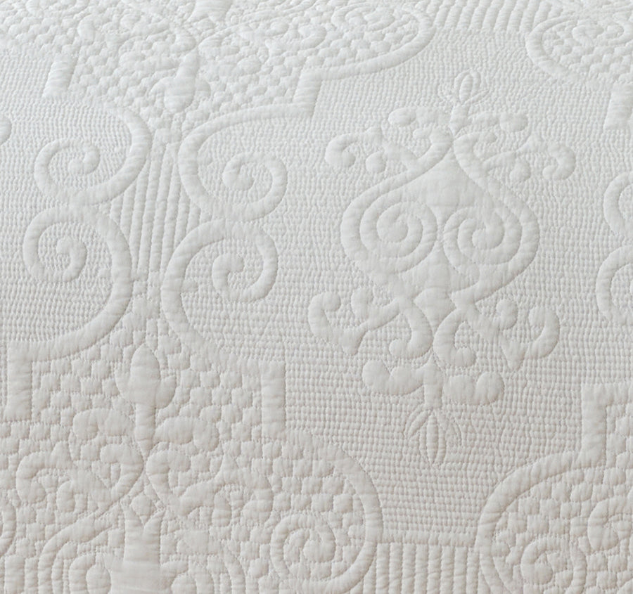 Boutique Coverlet Set Range White