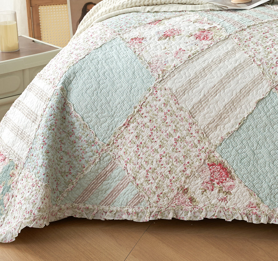 Country Charm Coverlet Set Range Multi
