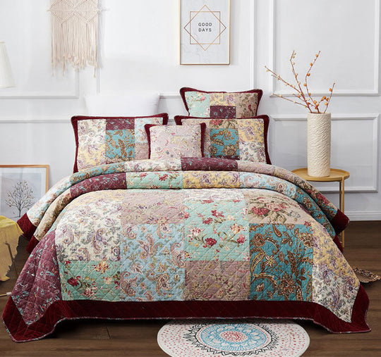 Dramatic Floral Coverlet Set Range