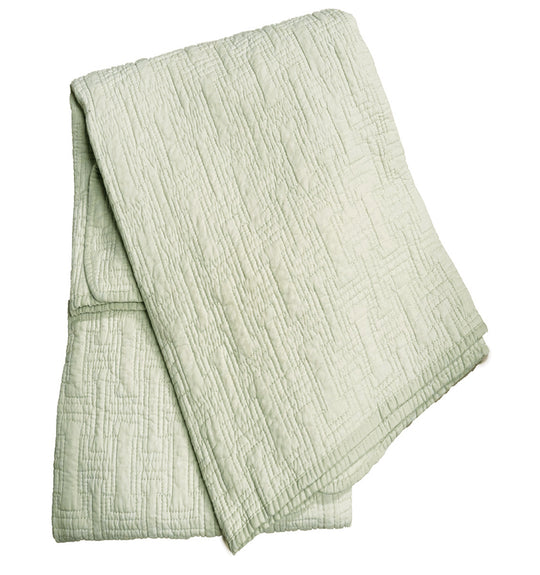 Milky Green 135x155cm Throw Rug