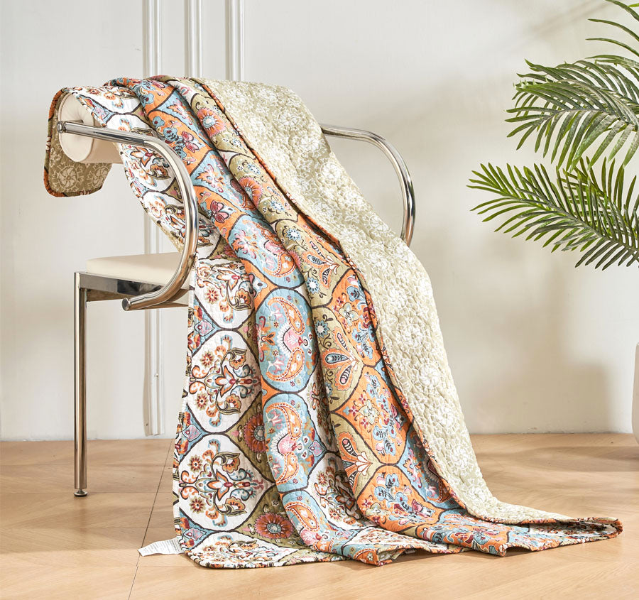 Royal Manor 135x155cm Throw Rug