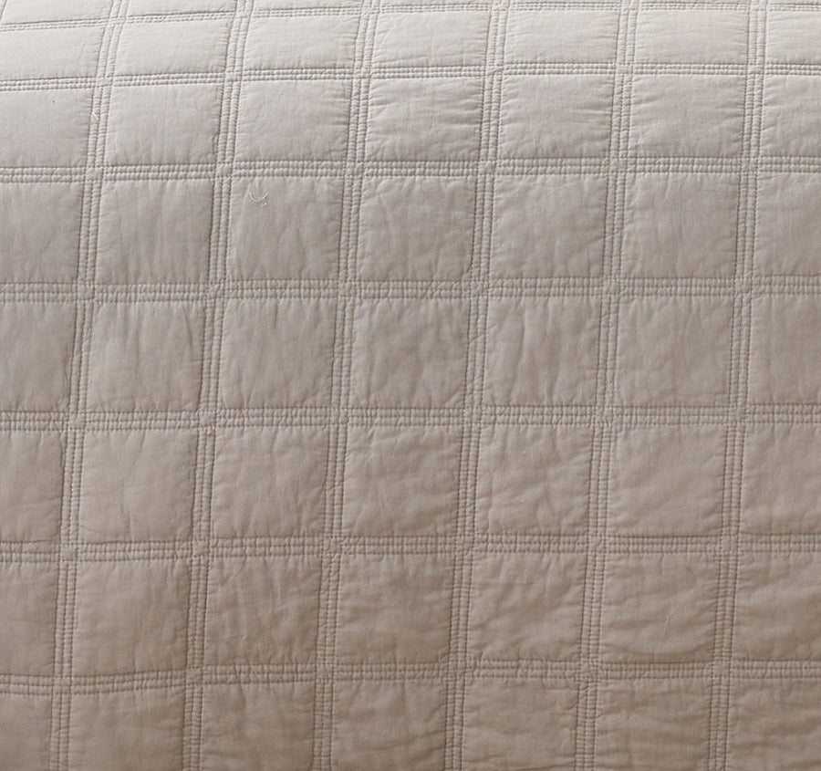 Squares Coverlet Set Range Smokey Grey