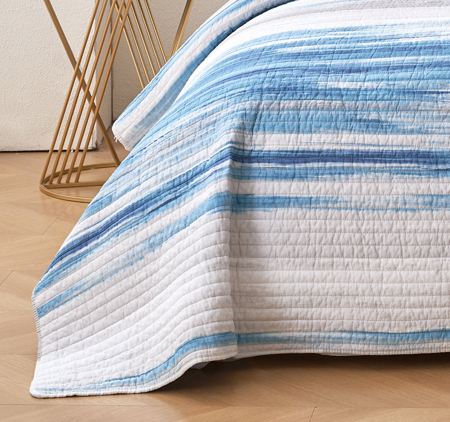 Windsor Coverlet Set Range Blue