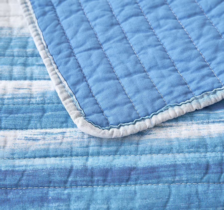 Windsor Coverlet Set Range Blue