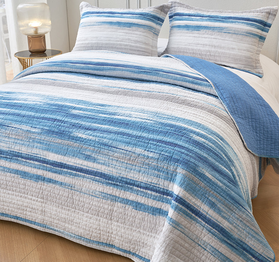 Windsor Coverlet Set Range Blue