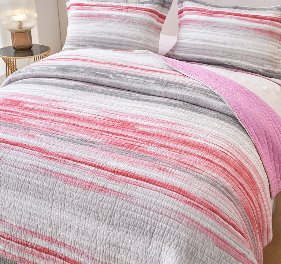 Windsor Coverlet Set Range Chelsea Pink