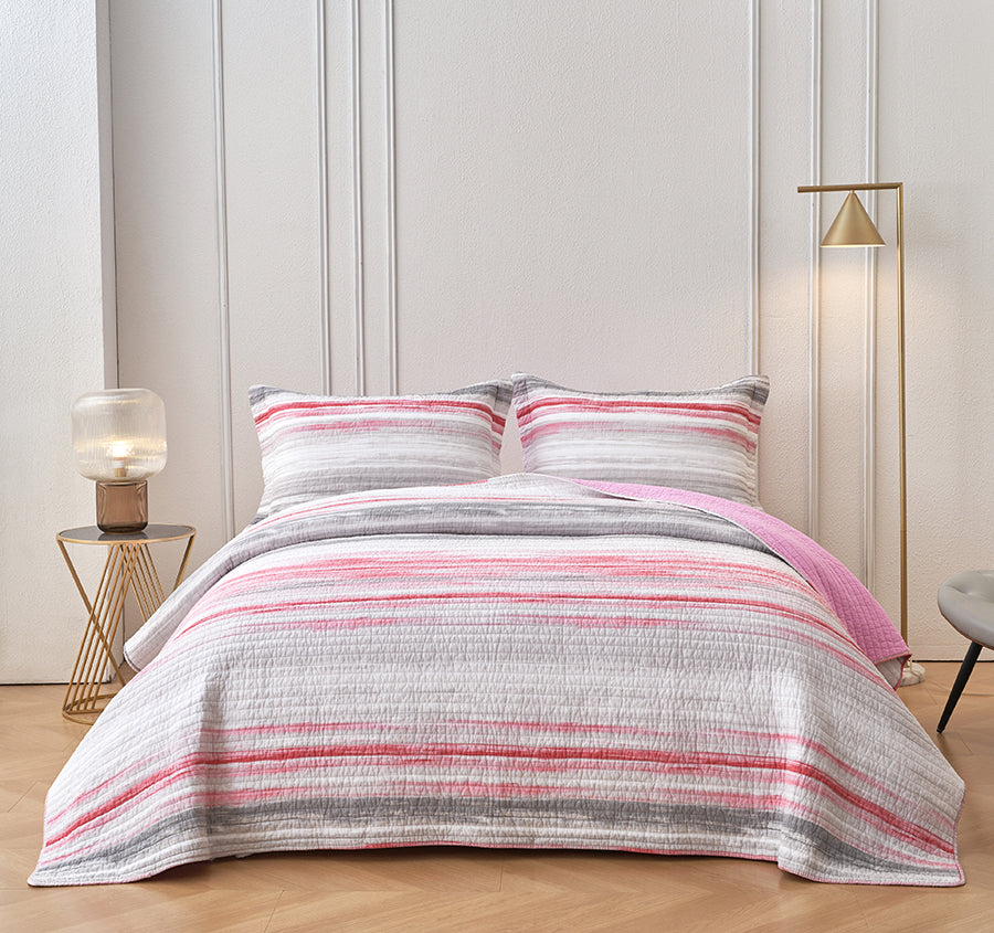 Windsor Coverlet Set Range Chelsea Pink