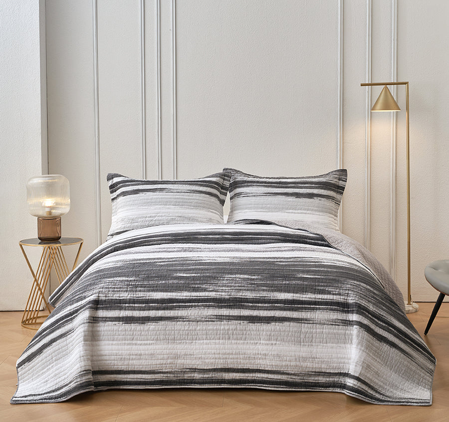 Windsor Grey Coverlet Set Range