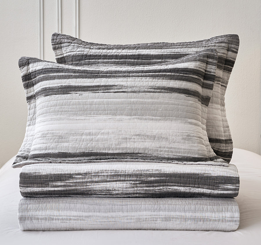 Windsor Grey Coverlet Set Range