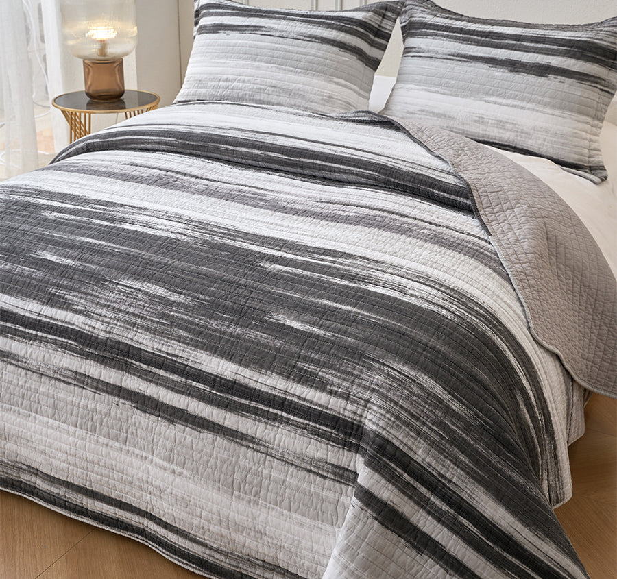 Windsor Grey Coverlet Set Range