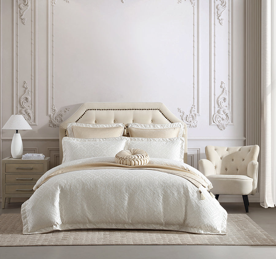 Athena Quilt Cover Set Range Gold