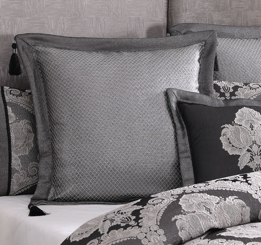 Emerson European Pillowcase Granite
