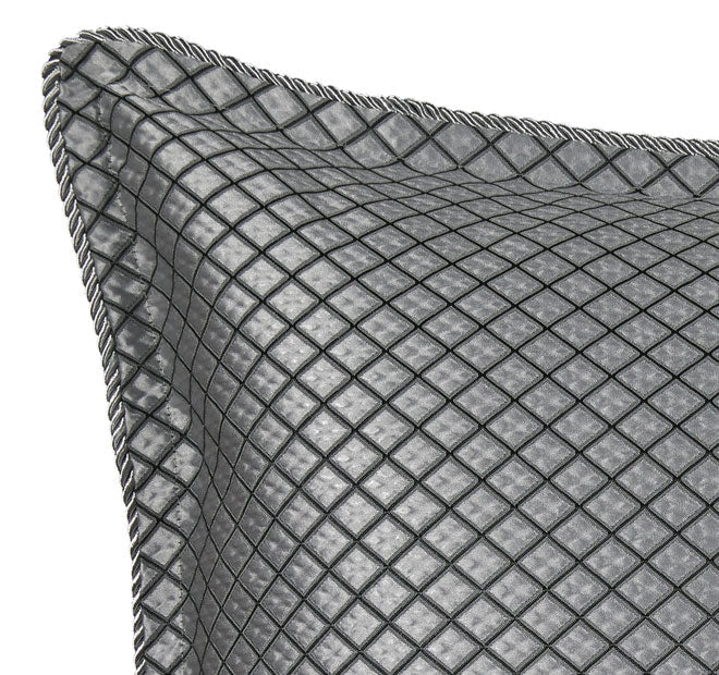 Lancaster European Pillowcase Silver