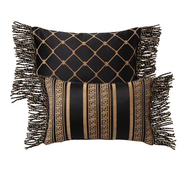Massimo 30x50cm Filled Cushion Black