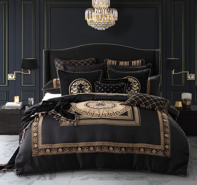 Massimo Quilt Cover Set Range Black