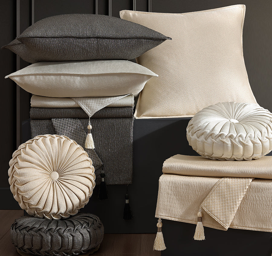 Octavia European Pillowcase Granite