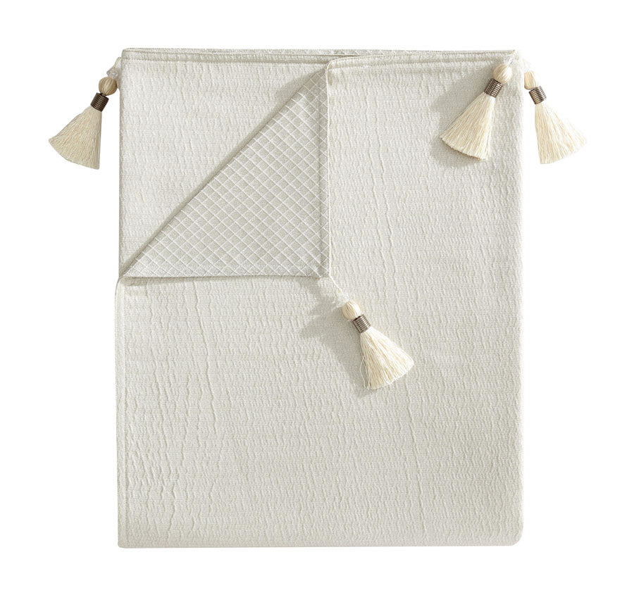 Octavia 135x220cm Throw Rug Champagne