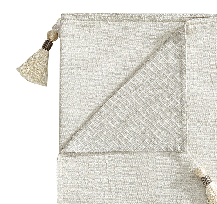 Octavia 135x220cm Throw Rug Champagne