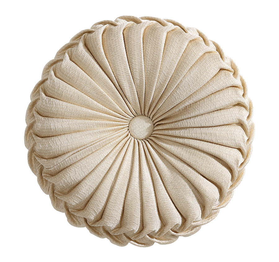 Octavia 36cm Filled Round Cushion Gold