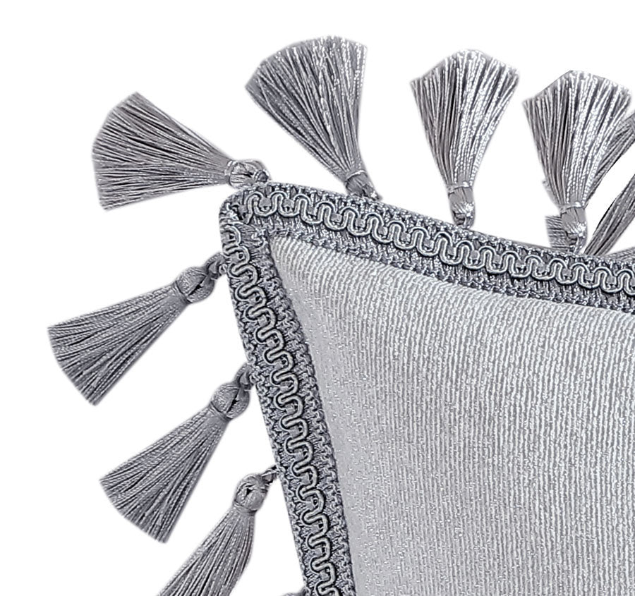 Orion 45x45cm Filled Cushion Silver