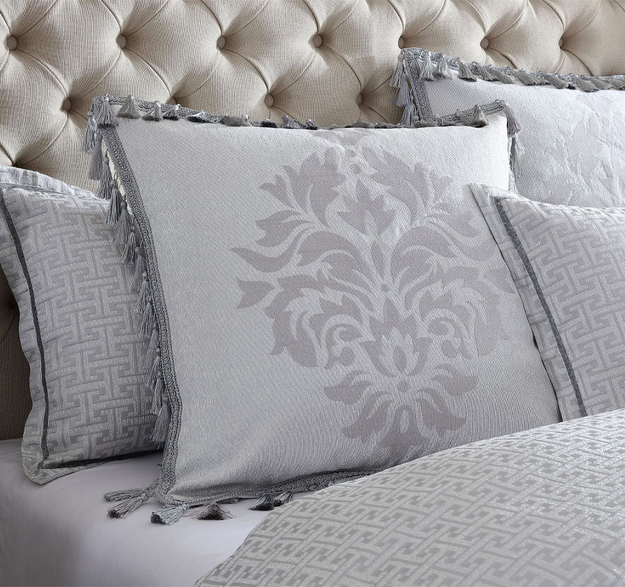 Orion Quilt Cover Set Range Silver