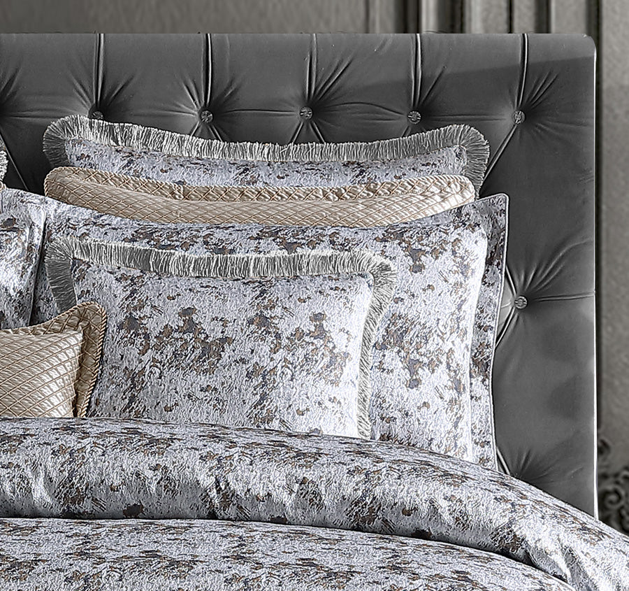 Trieste 45x45cm Filled Cushion Silver