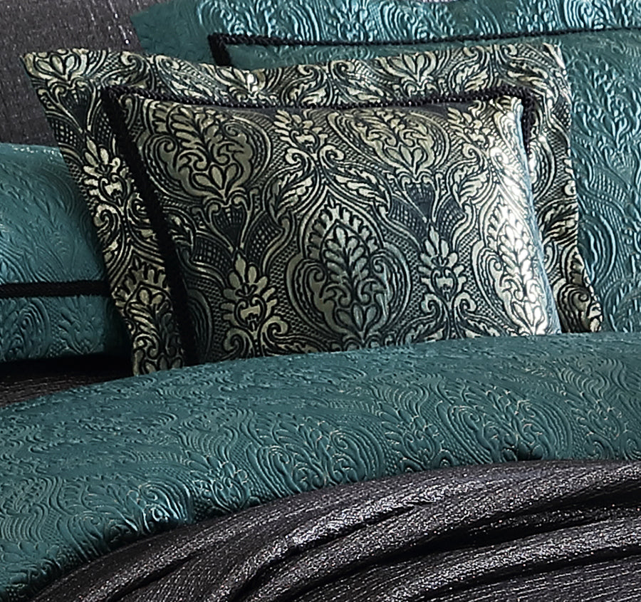 Valencia Quilt Cover Set Range Emerald