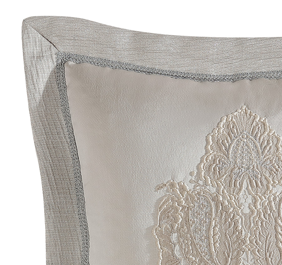 Emerson 45x45cm Filled Cushion Ivory