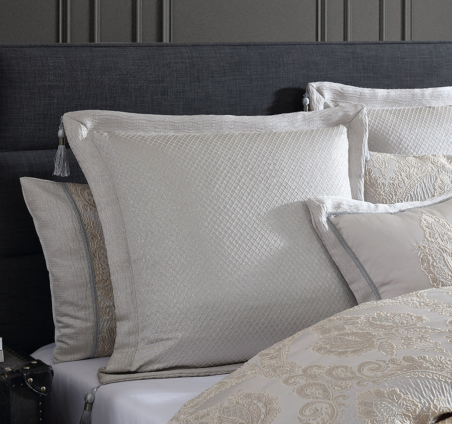 Emerson European Pillowcase Ivory