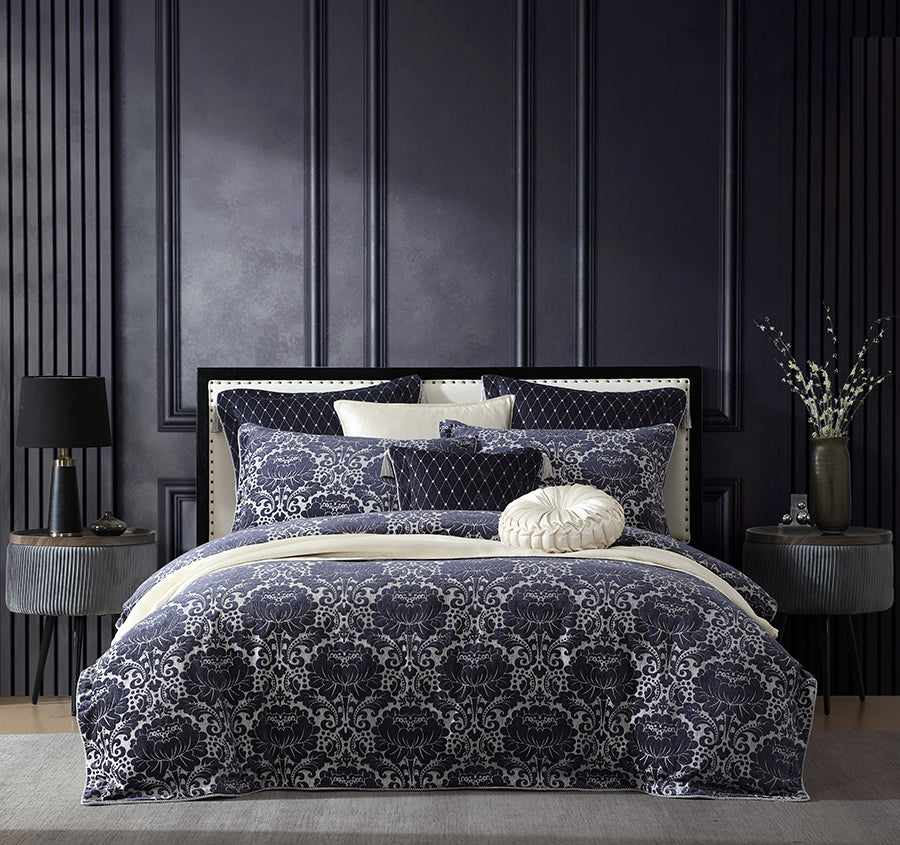 Esmeralda Quilt Cover Set Range Ink