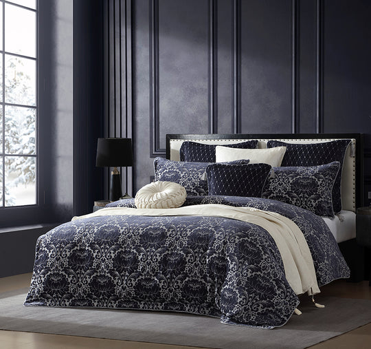 Esmeralda Quilt Cover Set Range Ink