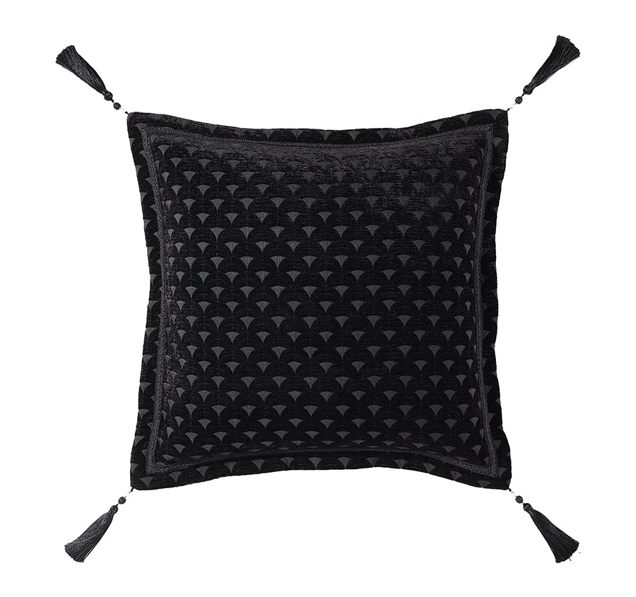 Imperial European Pillowcase Black