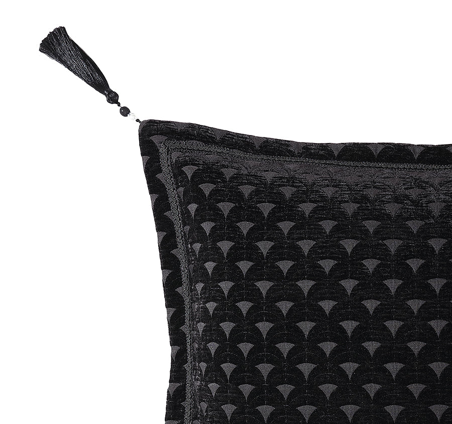 Imperial European Pillowcase Black
